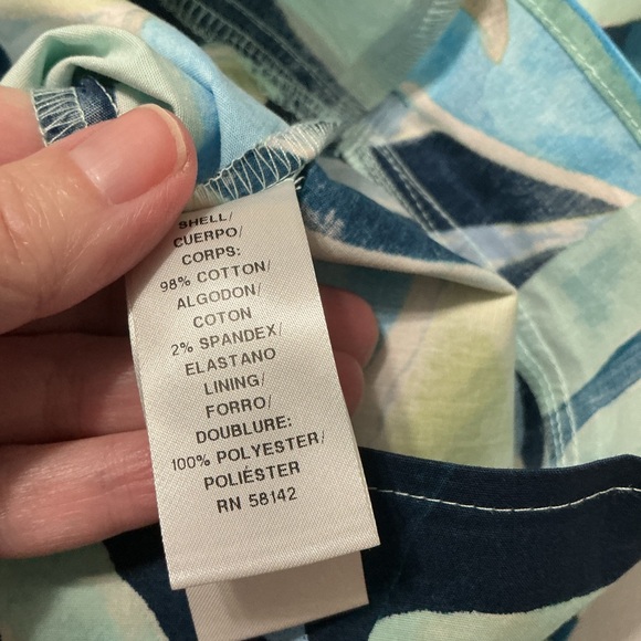 Donna Morgan Poplin Floral Print Sheath Mini Dress, Size 14, NWT Dillards - Picture 13 of 16